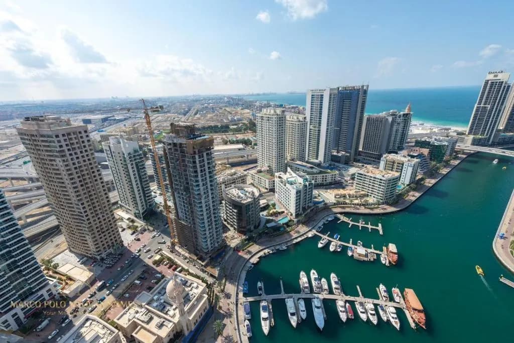 Marco Polo - Stunning 2 BR With Marina Views, Huge Pool & Gym