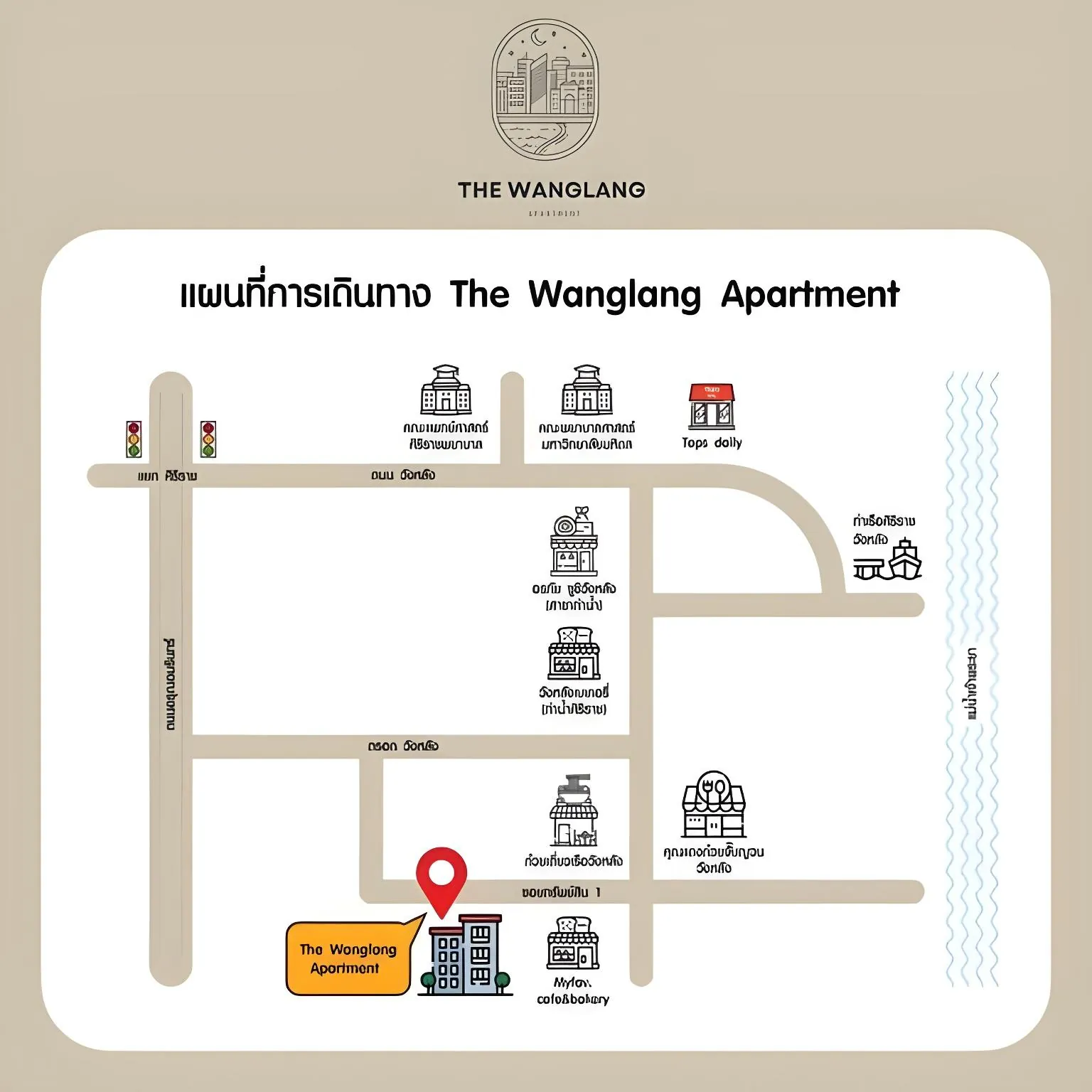 THE WANGLANG Newly Siriraj hospital 4mins by walk