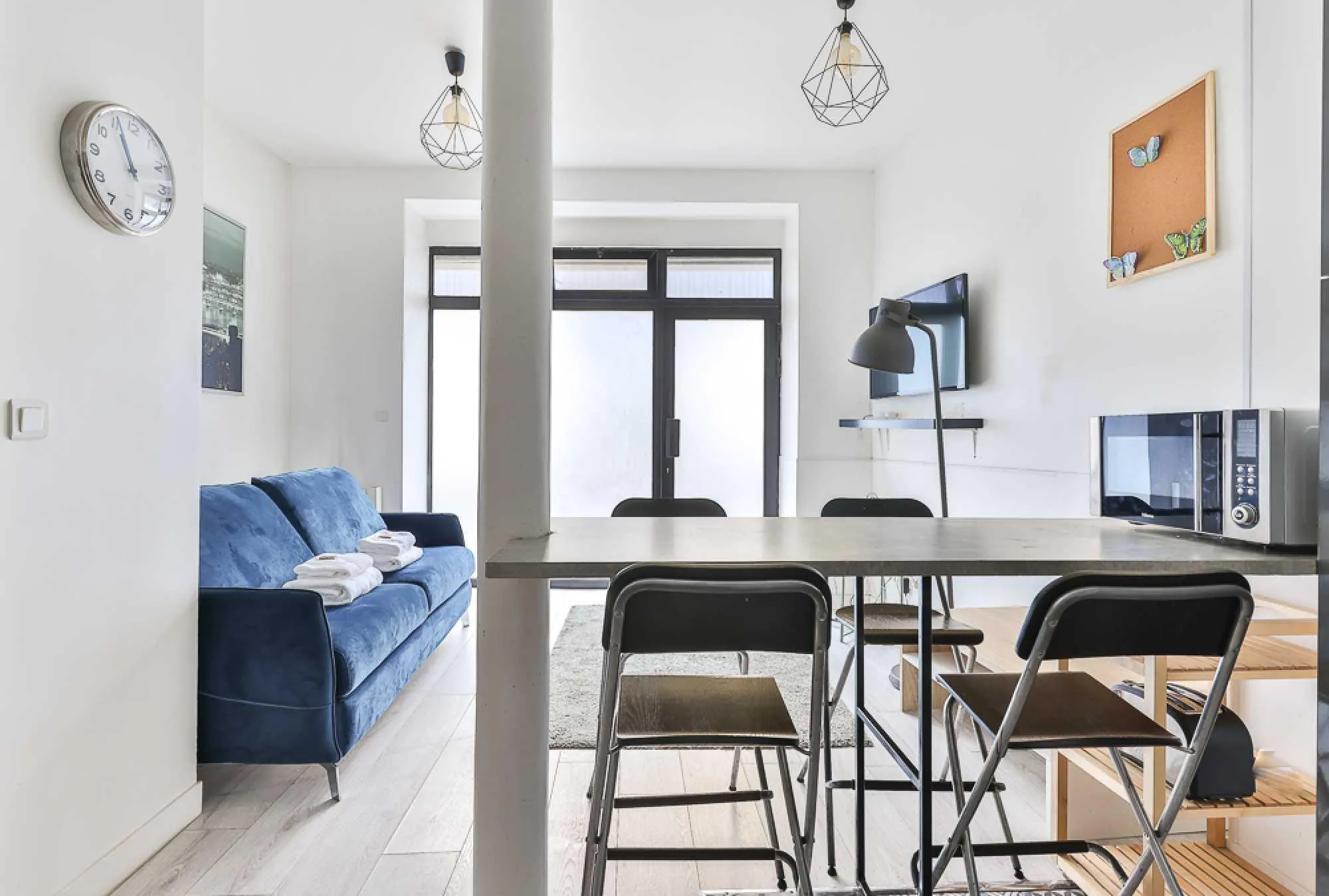 Bright apartment - 1BR/4P - Gare