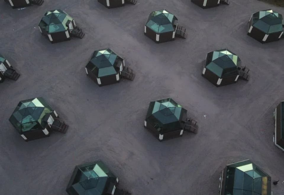Arctic Glass Igloos