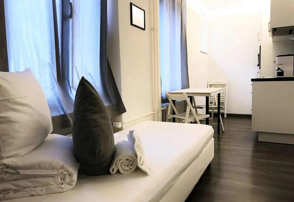 Inside Five City Apartment Hotel