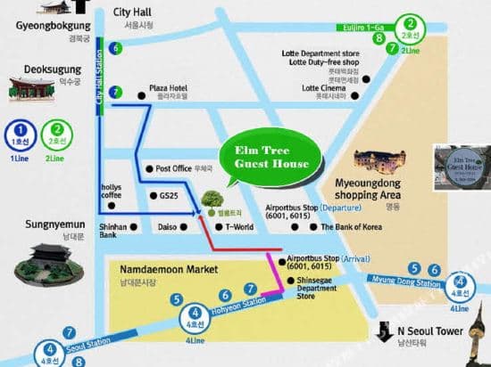 Elm Tree Guesthouse Myeongdong